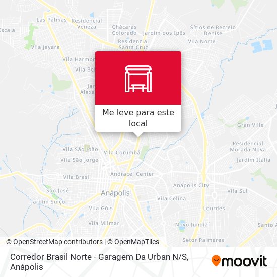 Corredor Brasil Norte - Garagem Da Urban N / S mapa