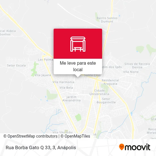 Rua Borba Gato Q 33, 3 mapa