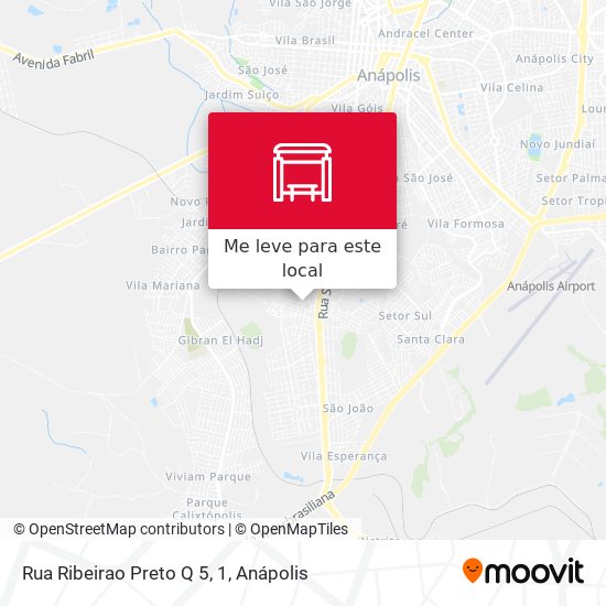 Rua Ribeirao Preto Q 5, 1 mapa