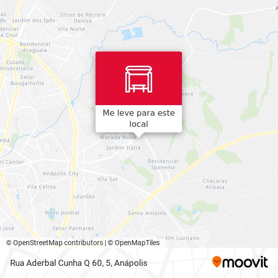 Rua Aderbal Cunha Q 60, 5 mapa