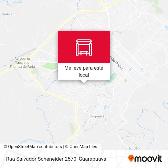 Rua Salvador Scheneider 2570 mapa