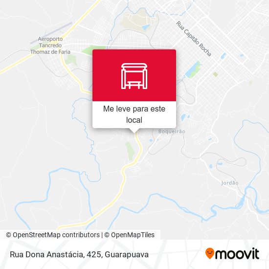 Rua Dona Anastácia, 425 mapa