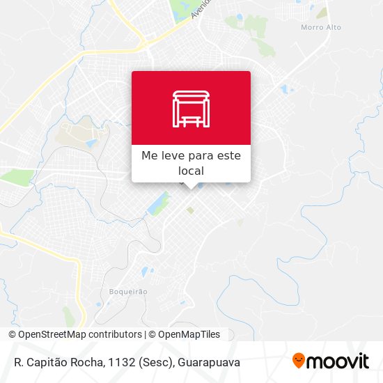 R. Capitão Rocha, 1132 (Sesc) mapa