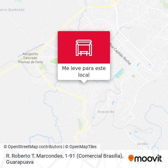 R. Roberto T. Marcondes, 1-91 (Comercial Brasília) mapa