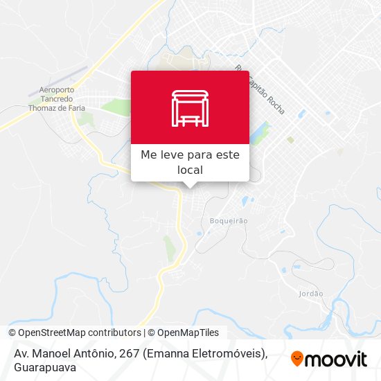 Av. Manoel Antônio, 267 (Emanna Eletromóveis) mapa
