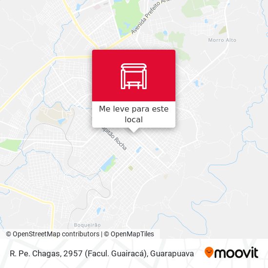 R. Pe. Chagas, 2957 (Facul. Guairacá) mapa