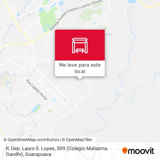 R. Dep. Lauro S. Lopes, 309 (Colégio Mahatma Gandhi) mapa