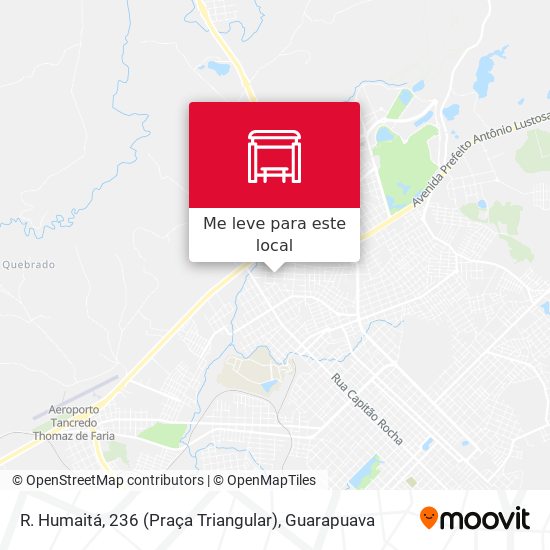 R. Humaitá, 236 (Praça Triangular) mapa