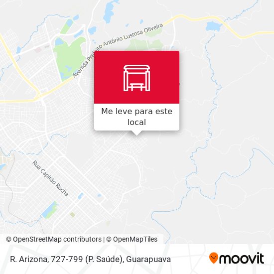 R. Arizona, 727-799 (P. Saúde) mapa
