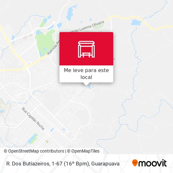 R. Dos Butiazeiros, 1-67 (16º Bpm) mapa
