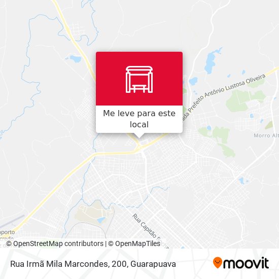 Rua Irmã Mila Marcondes, 200 mapa