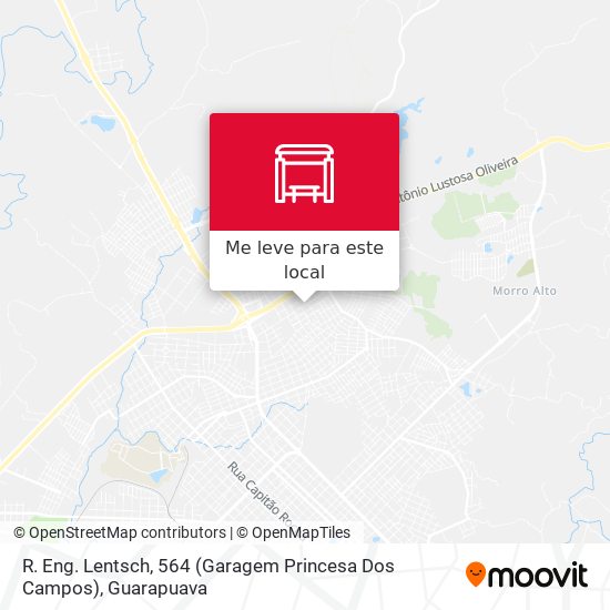 R. Eng. Lentsch, 564 (Garagem Princesa Dos Campos) mapa