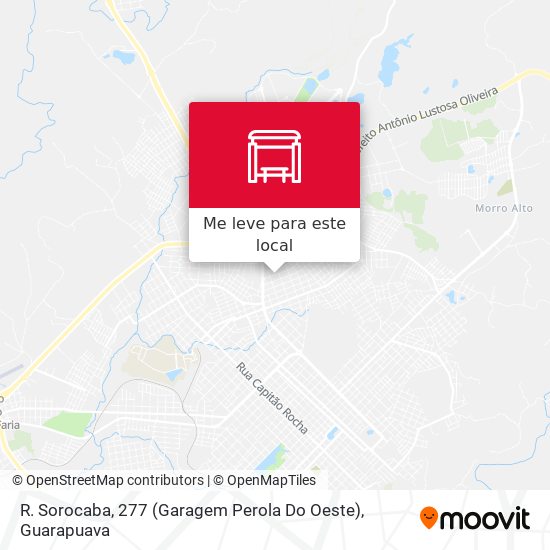 R. Sorocaba, 277 (Garagem Perola Do Oeste) mapa