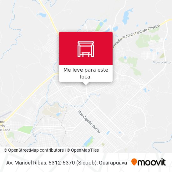 Av. Manoel Ribas, 5312-5370 (Sicoob) mapa