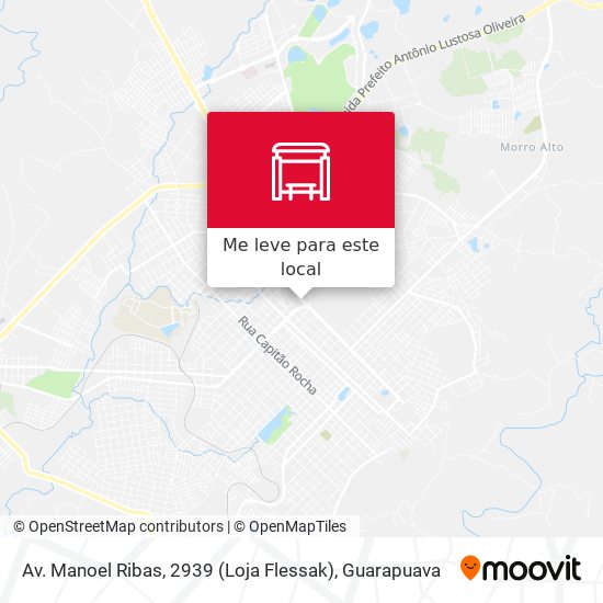 Av. Manoel Ribas, 2939 (Loja Flessak) mapa