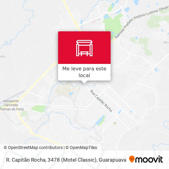 R. Capitão Rocha, 3478 (Motel Classic) mapa