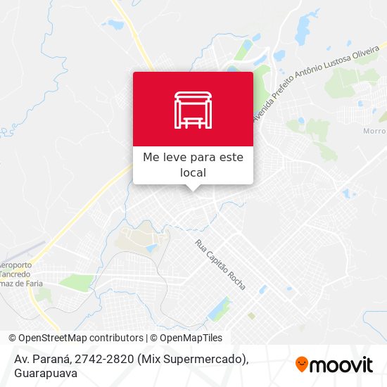 Av. Paraná, 2742-2820 (Mix Supermercado) mapa