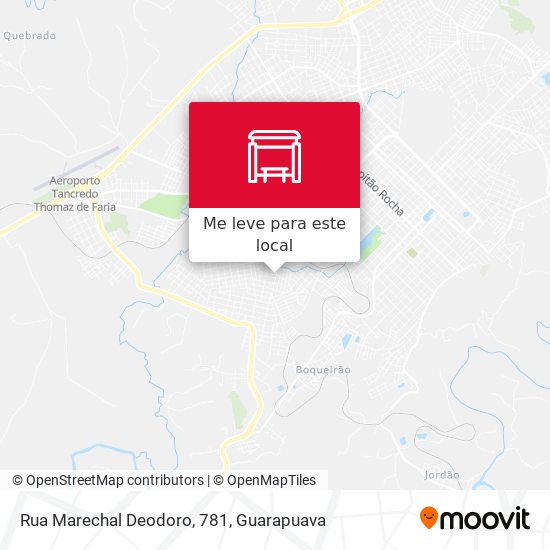 Rua Marechal Deodoro, 781 mapa