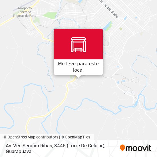 Av. Ver. Serafim Ribas, 3445 (Torre De Celular) mapa