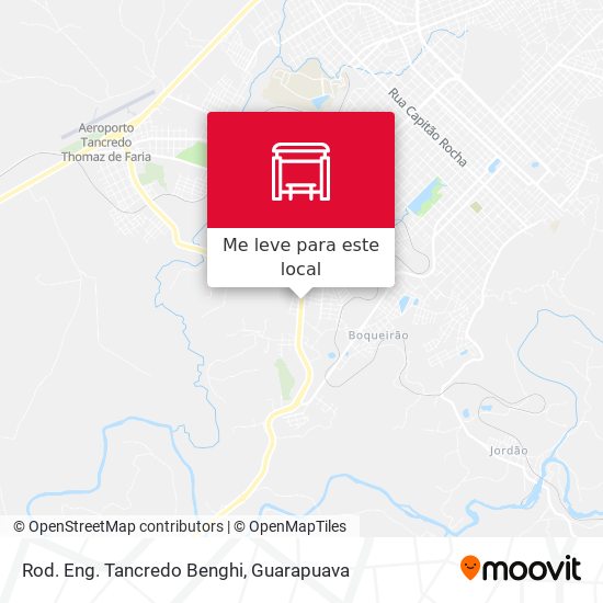 Rod. Eng. Tancredo Benghi mapa