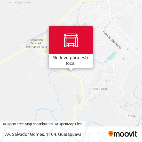 Av. Salvador Gomes, 1104 mapa