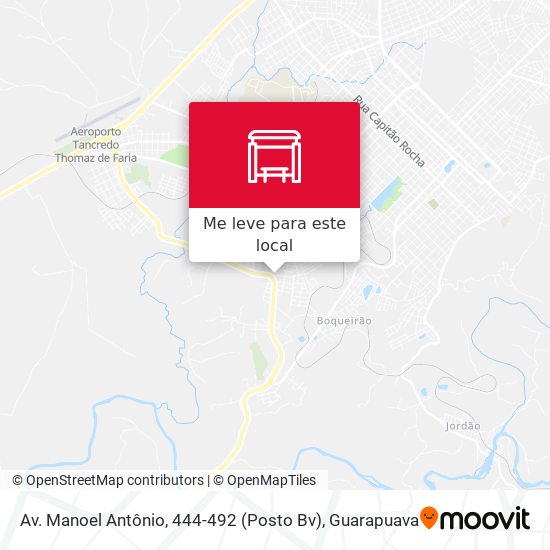 Av. Manoel Antônio, 444-492 (Posto Bv) mapa