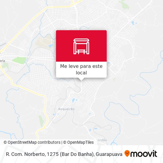 R. Com. Norberto, 1275 (Bar Do Banha) mapa