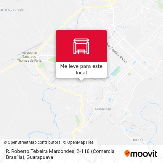 R. Roberto Teixeira Marcondes, 2-118 (Comercial Brasília) mapa