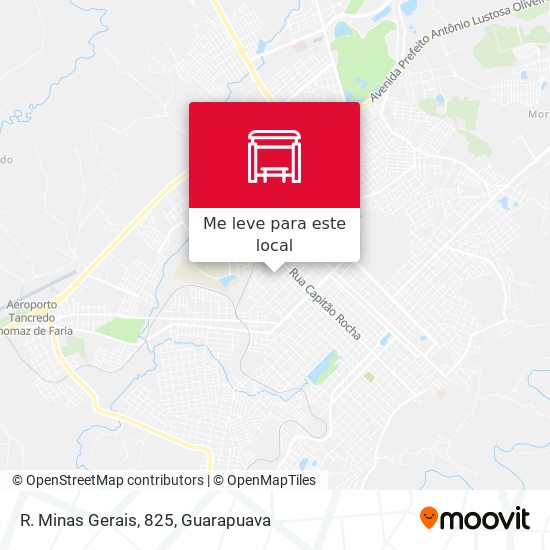 R. Minas Gerais, 825 mapa