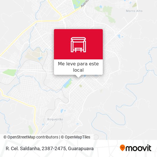 R. Cel. Saldanha, 2387-2475 mapa