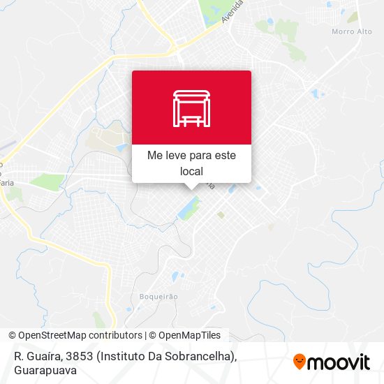 R. Guaíra, 3853 (Instituto Da Sobrancelha) mapa