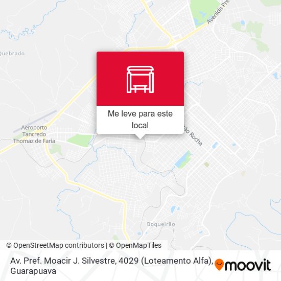 Av. Pref. Moacir J. Silvestre, 4029 (Loteamento Alfa) mapa