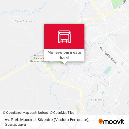 Av. Pref. Moacir J. Silvestre (Viaduto Ferroeste) mapa