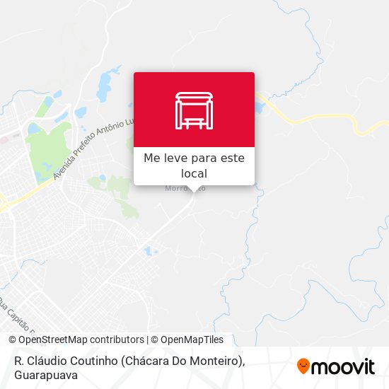 R. Cláudio Coutinho (Chácara Do Monteiro) mapa