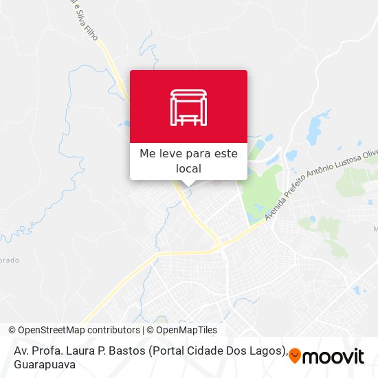 Av. Profa. Laura P. Bastos (Portal Cidade Dos Lagos) mapa