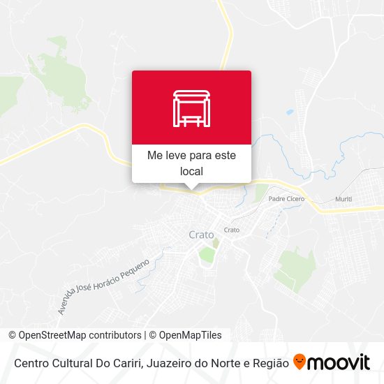 Centro Cultural Do Cariri mapa