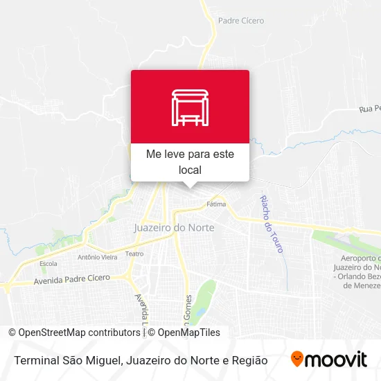 Terminal São Miguel mapa
