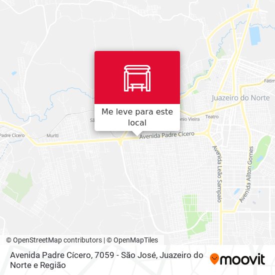 Avenida Padre Cícero, 7059 - São José mapa