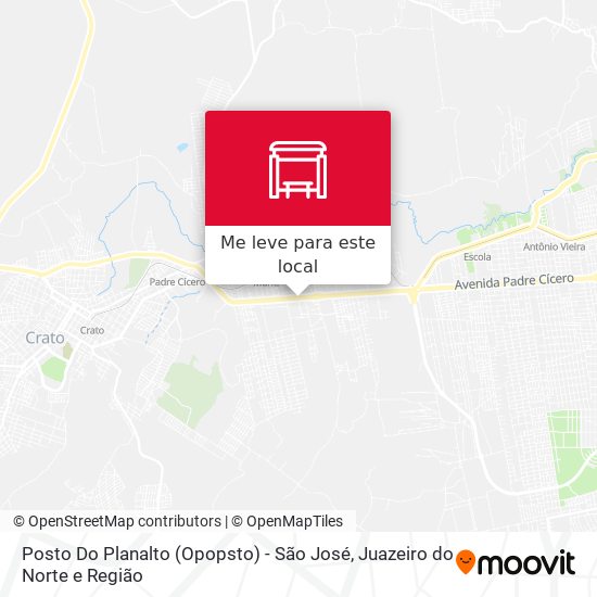 Posto Do Planalto (Opopsto)  - São José mapa