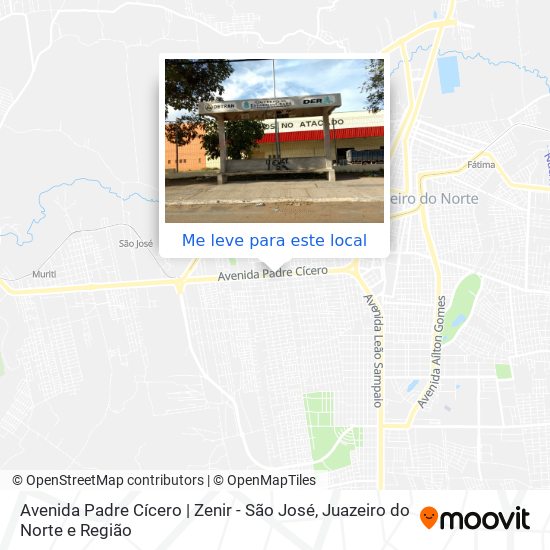Avenida Padre Cícero | Zenir - São José mapa