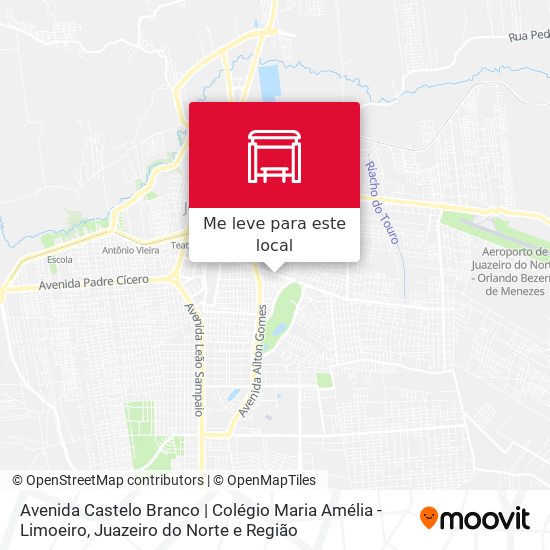 Avenida Castelo Branco | Colégio Maria Amélia - Limoeiro mapa
