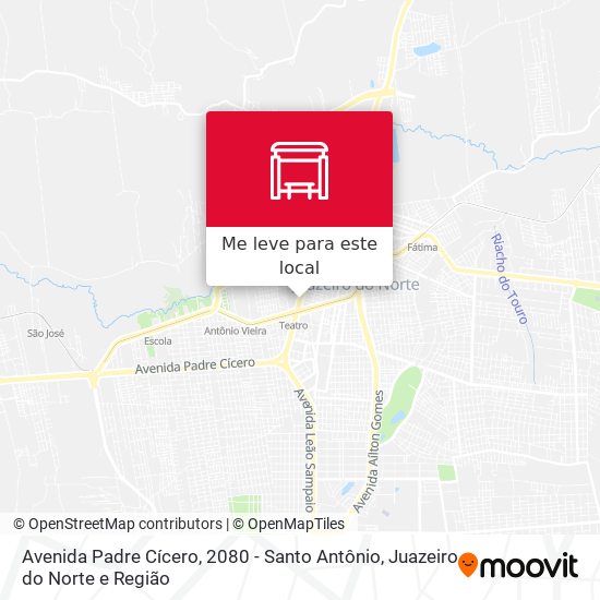 Avenida Padre Cícero, 2080 - Santo Antônio mapa