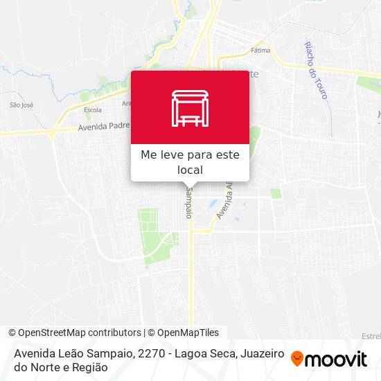 Avenida Leão Sampaio, 2270 - Lagoa Seca mapa