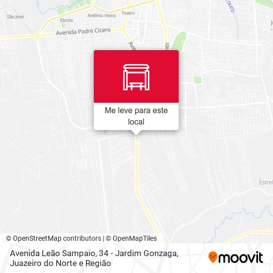 Avenida Leão Sampaio, 34 - Jardim Gonzaga mapa