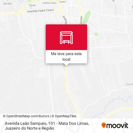Avenida Leão Sampaio, 101 - Mata Dos Limas mapa