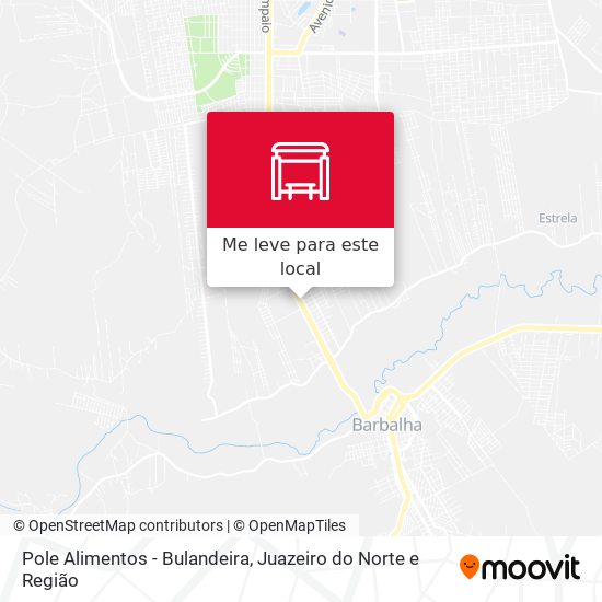 Pole Alimentos - Bulandeira mapa