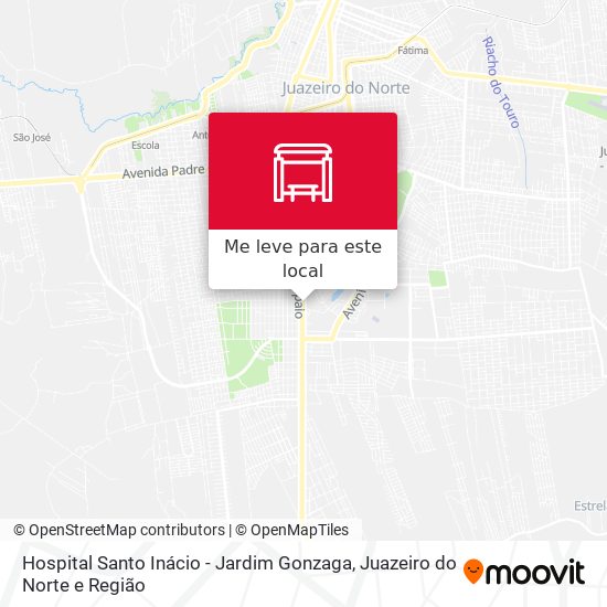 Hospital Santo Inácio - Jardim Gonzaga mapa