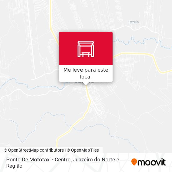Ponto De Mototáxi - Centro mapa