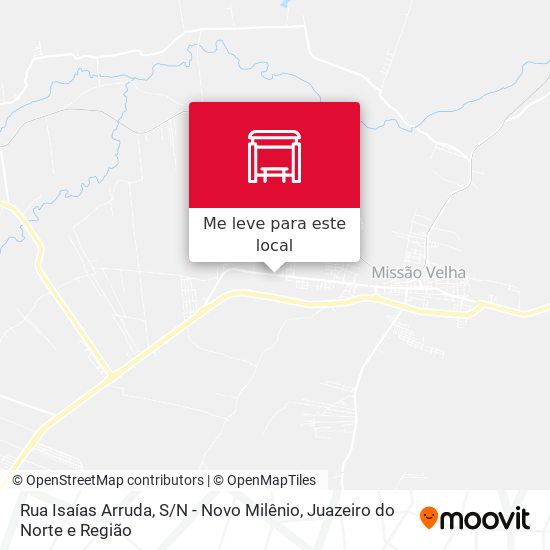 Rua Isaías Arruda, S / N - Novo Milênio mapa