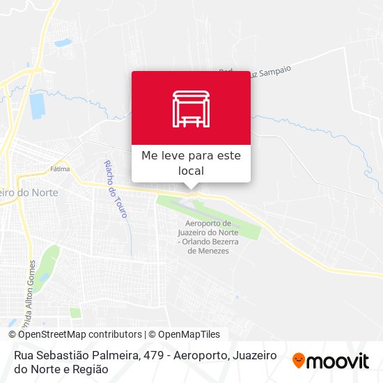 Rua Sebastião Palmeira, 479 - Aeroporto mapa